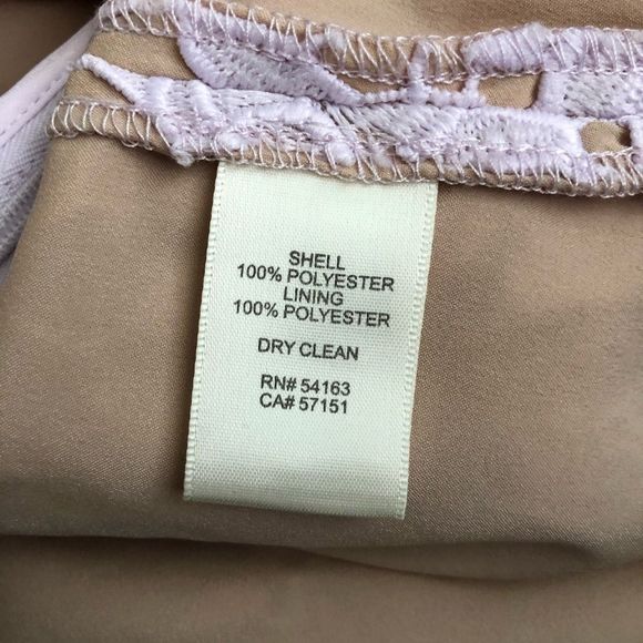 Eliza J Cap Sleeve Lilac Lace Overlay Sheath Dress NWT size 14P - Picture 6 of 8